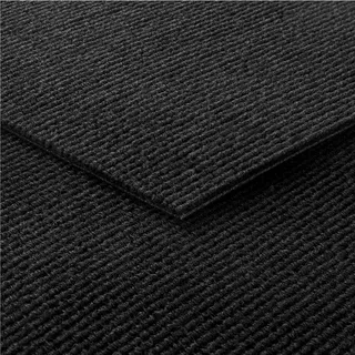 Livelynine Teppichfliesen Selbstklebend 60x60CM Teppichboden Fliesen Selbstklebend Schwarz 16 Stück Rutschfest Teppichfliesen Selbstliegend für Büro Gewerbe Haus Teppich Boden Wohnzimmer Schlafzimmer