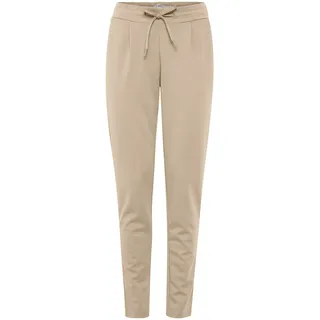 ICHI IHKATE PA2 Damen Sweathose Sweatpants Relaxhose mit Stretch Schmaler Schnitt mit Elastikbund, Größe:M, Farbe:Doeskin (151308)