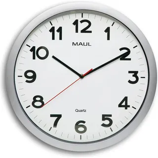 Maul Quarz Wanduhr 40 cm 9054195 silber