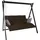Hollywoodschaukel Relax Braun 3-Sitzer