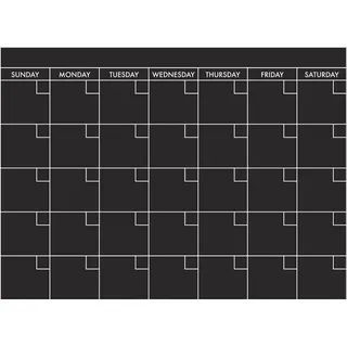 RoomMates RMK4921GM Kreidetafel-/Tafelkalender, groß, zum Abziehen und Aufkleben