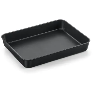 Onader Antihaft Backblech, Edelstahl Auflaufform Tiefes Kuchenform Backform für Brownies, Lasagne, Auflauf, 31,5 x 24,8 x 5 cm, Gesund & Schwerlast, Rostbeständig & Leicht zu reinigen