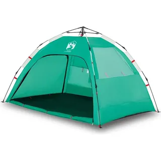 vidaXL Strandzelt 2 Personen Seegrün Quick Release Wasserdicht - Grün