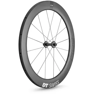 DT Swiss TRC 1400 DICUT 65 T Vorderrad 28" | Tubular | 9x100 mm Bolt-on | Carbon Aero Bahnrad