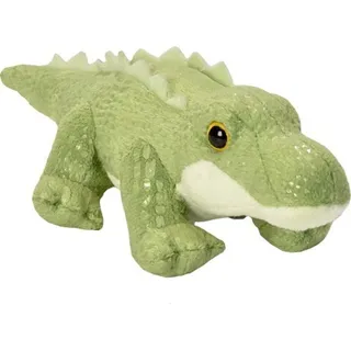 Wild Republic 18103 - CK Lil's Plüsch Alligator Krokodil, 15 cm, Mehrfarbig/Meereswellen (Ocean Tides)