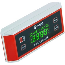 SCHMIDT security tools Neigungsmesser Winkelmesser Digital LCD Neigungsmessgerät magnetisch IP65 Winkel-Gradmesser