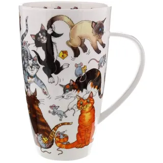 Dunoon Henley Pussy Galore Becher Katzen-Design