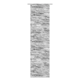 HOME WOHNIDEEN Walli Schiebevorhang Paneelwagen 60 x 245 cm Anthrazit 1 St