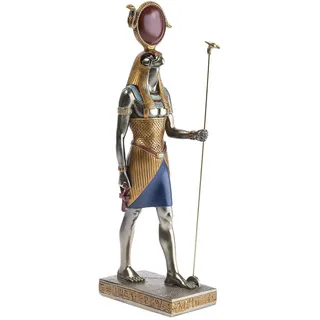 lachineuse – Ra-Statue 31 cm – Ägyptischer Gott - Antikes Ägypten Dekorationsstatuette – Objektfigur, Adler, Vogel, Falkenkopf – Ägyptische Büste – Originelle Geschenkidee für die Inneneinrichtung