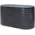 Hochbeet Oval Metall 160 x 80 x 82 cm Anthrazit
