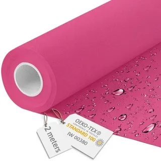 Luifelstof 600D Wasserabweisend 220 g/m2 2 Meter Rose - Rosa
