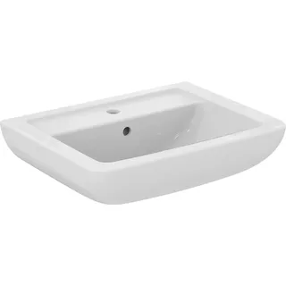 IS Waschtisch Eurovit Plus, 1 Hl.,m.Ül., 600x460x190mm, Weiß - Weiß