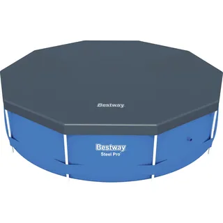 BESTWAY Poolabdeckung grau 305 cm