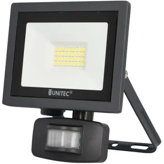 Unitec LED Strahler Aluminium 14 W 1700 Lumen mit Bewegungsmelder anthrazit