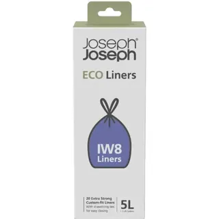 JOSEPH JOSEPH ECO Liners IW8 5-Liter-Abfallsäcke - Grau