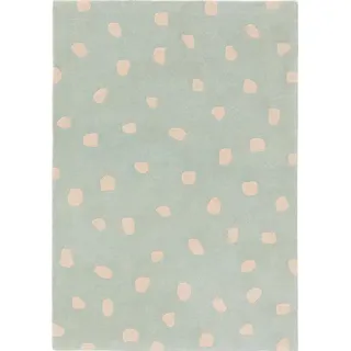 Lytte Kinderteppich Savannah Mint 150x220 cm , Mintgrün , Textil , Rechteckig , 150x220 cm , pflegeleicht , Teppiche und Böden, Teppiche, Kinderteppiche