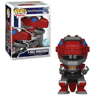 Funko Pop! TV: Mighty Morphin Power Ranger 30th – Red Zord (Exc) Sammelfigur aus Vinyl – Geschenkidee – Offizielles Merchandise – Spielzeug für Kinder und Erwachsene – Modellfigur für Sammler und