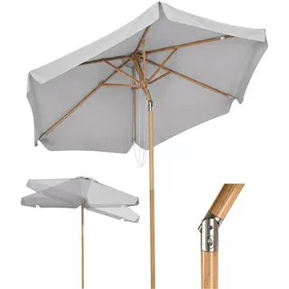 Sekey Sonnenschirm Balkon Ø 200 cm Grau