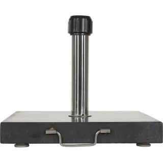 Sonnenschirmständer Granit Quadratisch - 45x45cm - 35kg - Anthrazit - Grau