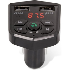 Maxlife FM transmitter Bluetooth MXFT-02 black, Auto Adapter, Schwarz