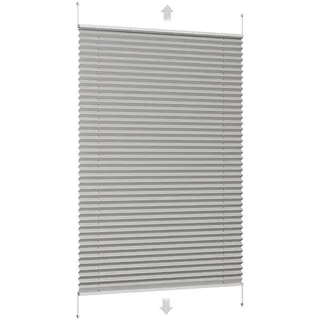 Sekey Plissee 35 x 100 cm Blaugrau