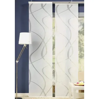 Schiebegardine NEUTEX FOR YOU "Rumbek" Gr. 1, weiß (wollweiß), B:57cm H:145cm, Scherli, Polyester, Gardinen, Schiebegardine, inkl. Befestigungszubehör, Breite: 57 cm, Topseller