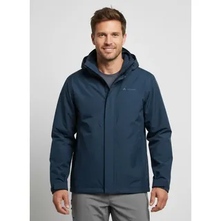 Outdoorjacke VAUDE "SE ME BORMIDA JACKET", Herren, Gr. S, schwarz sea, Obermaterial: 100% Polyester. Futter: 100% Polyamid. Wattierung: 100% Polyester, normal, Jacken Outdoorjacke, wasser- & winddicht & atmungsaktiv & wattiert, Übergangsjacke