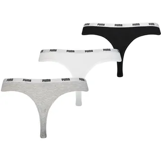 Puma String 3er Pack grau/weiß/schwarz XL