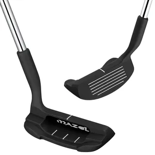 MAZEL Golf Chipper 36 oder 45 Grad Edelstahl Chipper Golf Club für Männer Rechtshänder (Black,RH, 36 Degree)