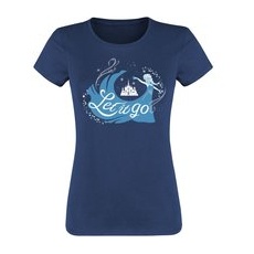 Die Eiskönigin Elsa - Let It Go T-Shirt blau, Uni, L