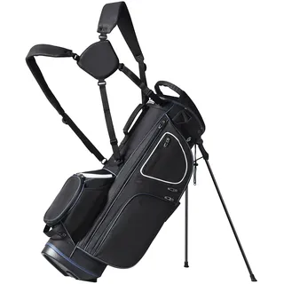 Vevor Golf-Cart-Tasche mit 14-Wege-Organizer-Unterteilung Oben, 89 cm, 11 Taschen, Premium-Cart-Tasche mit Ständer, langlebige Golftaschen mit Griffen und Staubschutzhülle und abnehmbarem Doppelgurt