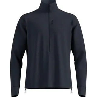 Odlo Grid Fleece Mit Halbem Reißverschluss - black melange - 2XL