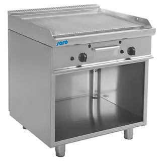 Saro Gas-Griddleplatte mit offenem Unterbau Modell E7/KTG2BAR