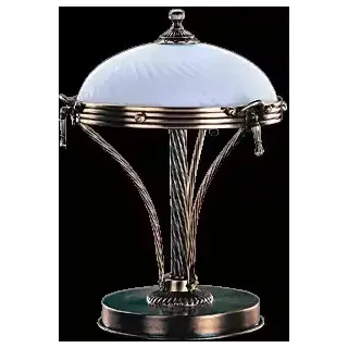 Tischlampe Tischleuchte Lampe Leuchten Weiß Gold Lampen Tisch Glas Art - Weiß, Gold