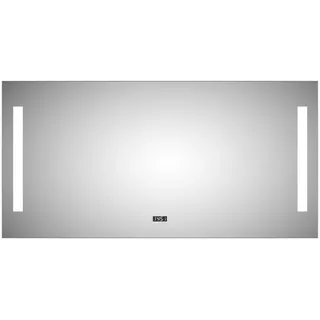 Talos DSK LED Lichtspiegel Silver Time 120 x 60 cm