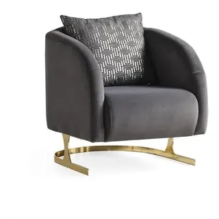 Moderne  Sessel Club Lounge Designer Lehn  Sessel 1 Sitzer