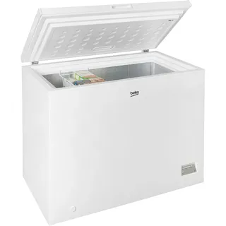 BEKO Gefriertruhe »CF200CWN« 84,5 cm hoch 102,6 cm breit Dank des Abtausystems von MinFrost wird die Eisbildung reduziert, silberfarben