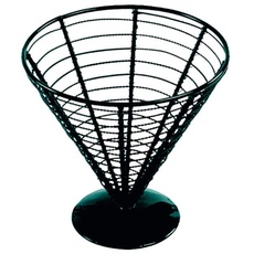 Basket Ø 18X17,5 Cm Schwarz Stahl - 24 Un.