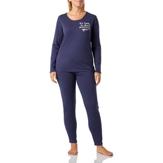 Triumph Damen Pk 03 Lsl X Pajama Set, Skyline, 48 EU