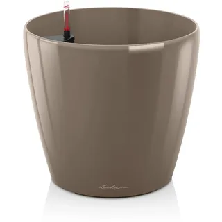 LECHUZA Classico Premium Ø 70 x 64,5 cm Taupe hochglanz