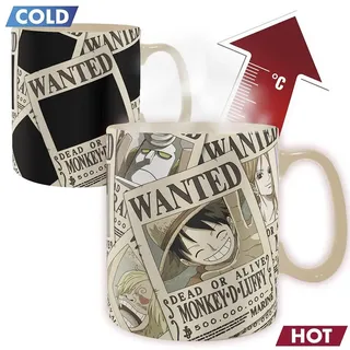 ABYSTYLE - ONE PIECE - thermisch reaktiv Tasse - 460 ml - Wanted