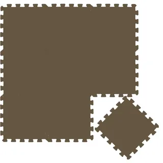 LittleTom Puzzlematte 90 cm Braun