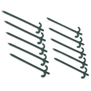 Windhager Vielzweckstäbe, 25 cm hoch, Erdanker, Erdspieß, Befestigungsanker für Vliese und Folien, Erdnägel, Erddübel, Bodenanker