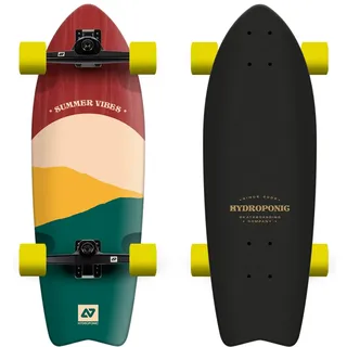 Hydroponic Complete Surfskate Komplettboard Sun Red Longboard Skateboard - Rot