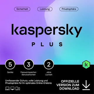Kaspersky Lab Kaspersky Plus 2026 ESD 5 Geräte 24 Monate DE Win Mac Android iOS