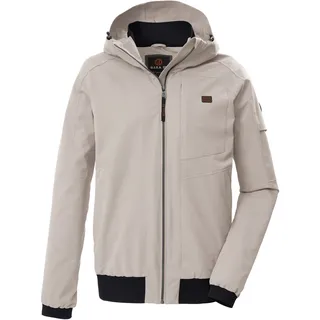 Blouson "GS 107 MN BLSN", Herren, Gr. XXL, beige (hellbeige), Obermaterial: 100% Polyester.Futter: 100% Polyester, G.I.G.A. DX BY KILLTEC, Jacken Blouson, Atmungsaktiv, winddicht, wasserabweisend Blouson mit Kapuze