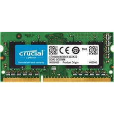 Crucial RAM CT102464BF160B 8GB DDR3 1600 MHz CL11 SODIMM Low Voltage Laptop Notebook Speicher
