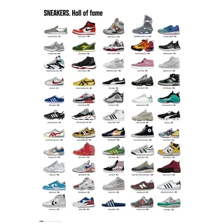 Grupo Erik Poster Sneaker Hall of Fame - Kunstdruck Poster 61 x 91,5 cm, GPE5534