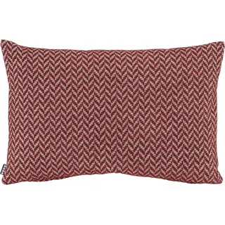 Dekokissen H.O.C.K. "Zircono", rot (bordeaux, rot, rot, ethnomuster), B:40cm H:10cm L:60cm, Polyacryl, Dekokissen_Sitzkissen_Kissenhüllen, Dekokissen, mit Ethnomuster, Kissenhülle mit Füllung, 1 Stück