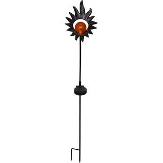 NÄVE LED Solarspieß Dekoleuchte Metall/Glas 93,5 cm 1 Stk. braun